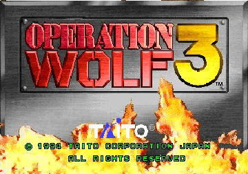 Operation Wolf 3 (World) screen shot title